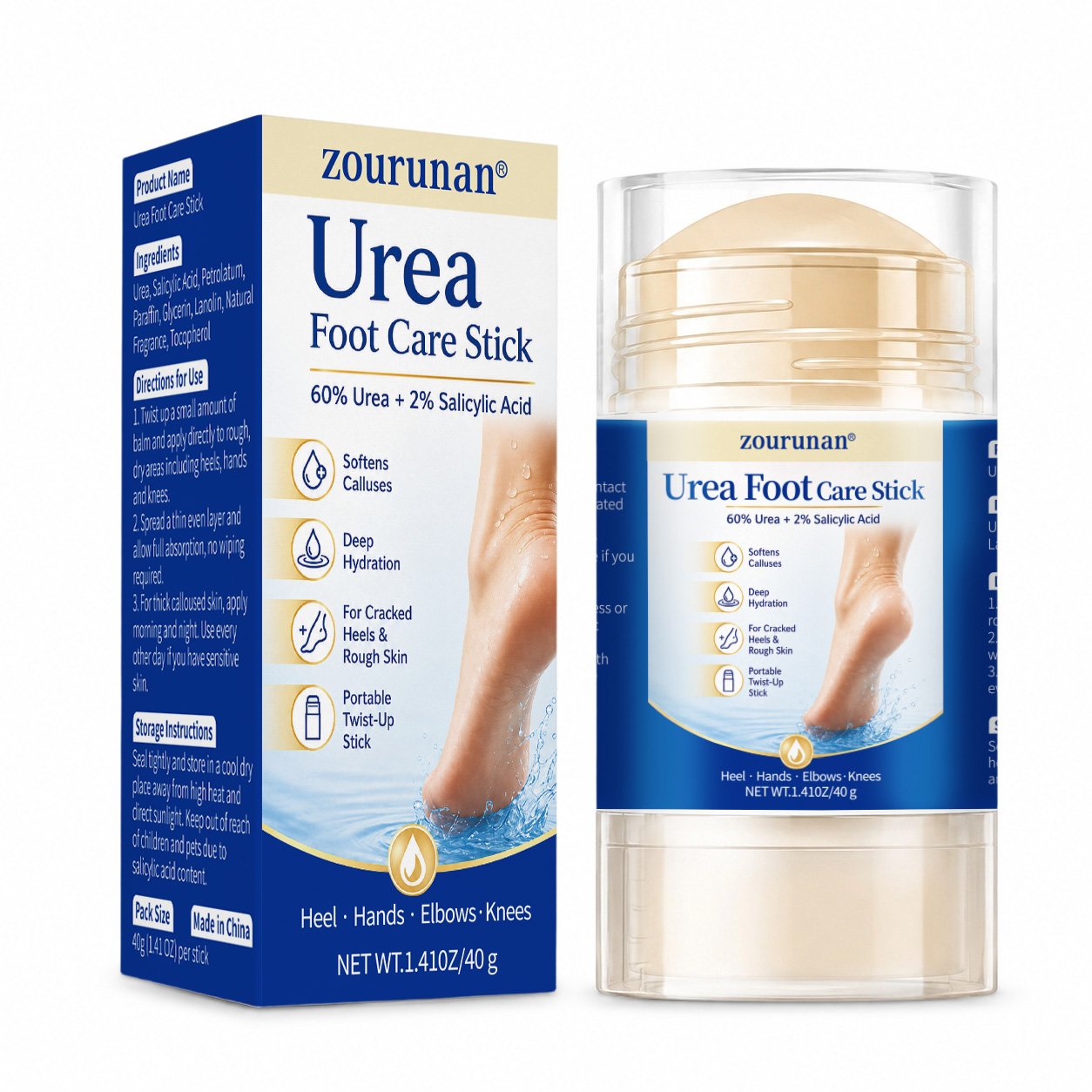 脚后跟防裂抑菌膏 Urea Foot Care Stick - 图片 1